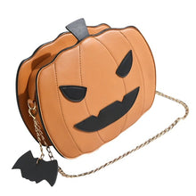 Load image into Gallery viewer, Funny Lovely Pumpkin Handbag Halloween Candy Bag Girls Shoulder Messenger Bag Ladies Messenger Shoulder Bag Casual Purse Handbag