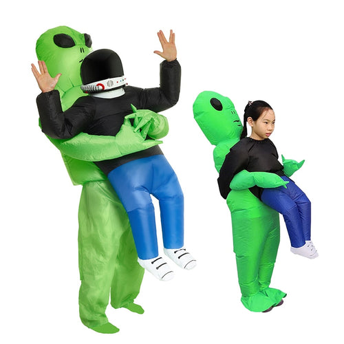 Aliens Inflatable Costume Scary Monster Cosplay Costume Halloween Party Festival Stage Pick Me Up Children's clothing or Adult