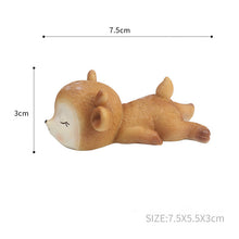 Load image into Gallery viewer, Resin Sleeping Baby Deer Mini 3D Elk Christmas