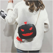 Load image into Gallery viewer, Funny Lovely Pumpkin Handbag Halloween Candy Bag Girls Shoulder Messenger Bag Ladies Messenger Shoulder Bag Casual Purse Handbag