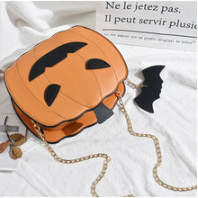 Load image into Gallery viewer, Funny Lovely Pumpkin Handbag Halloween Candy Bag Girls Shoulder Messenger Bag Ladies Messenger Shoulder Bag Casual Purse Handbag