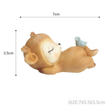 Load image into Gallery viewer, Resin Sleeping Baby Deer Mini 3D Elk Christmas