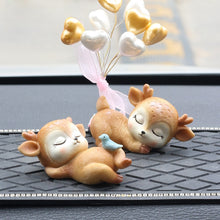 Load image into Gallery viewer, Resin Sleeping Baby Deer Mini 3D Elk Christmas